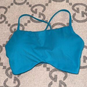 BuffBunny Teal Activewear Top with pads, M